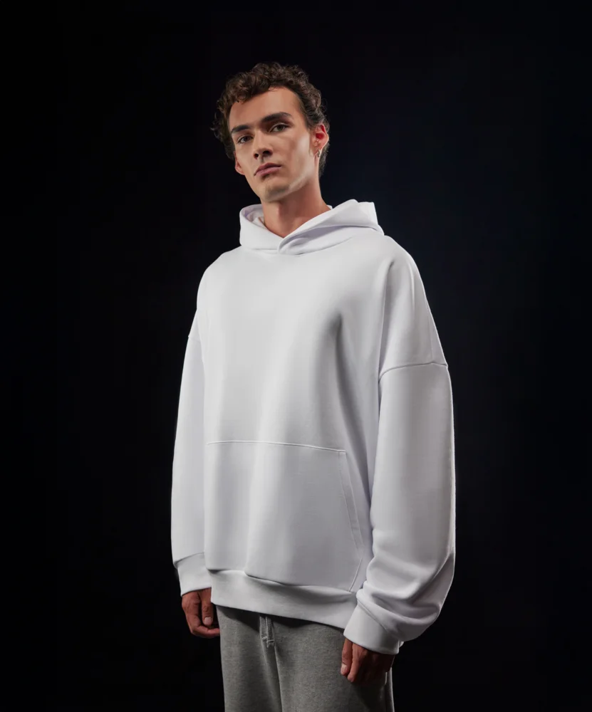 Schwerer Oversize Kapuzen Sweater