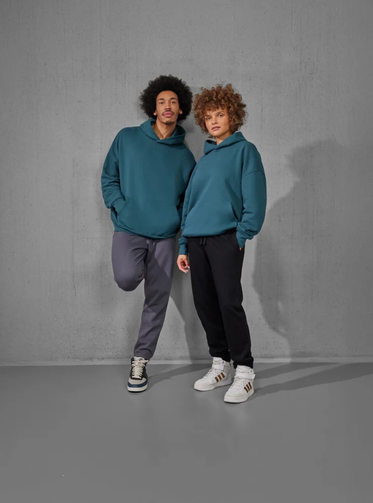 Schwerer Oversize Kapuzen Sweater