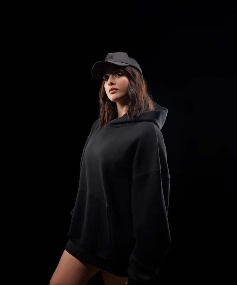 Schwerer Oversize Kapuzen Sweater