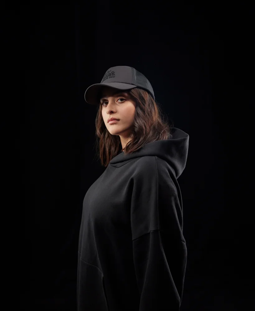 Schwerer Oversize Kapuzen Sweater
