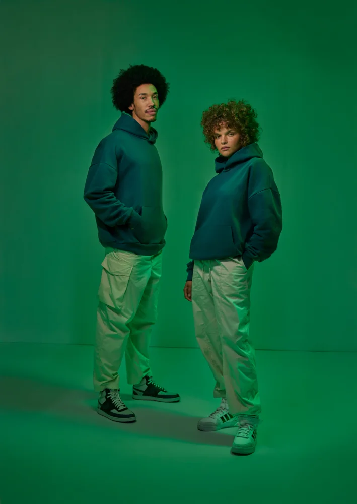 Schwerer Oversize Kapuzen Sweater