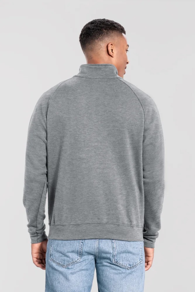 Schwerer Sweater mit 1/4 Zip