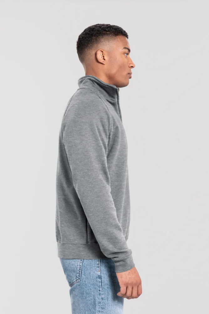 Schwerer Sweater mit 1/4 Zip