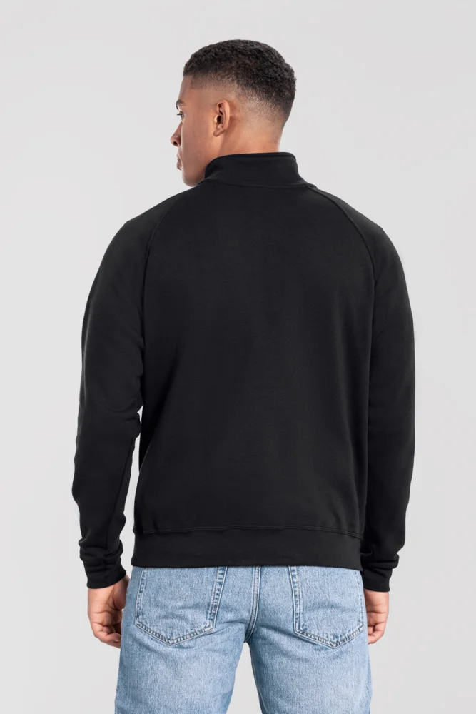 Schwerer Sweater mit 1/4 Zip