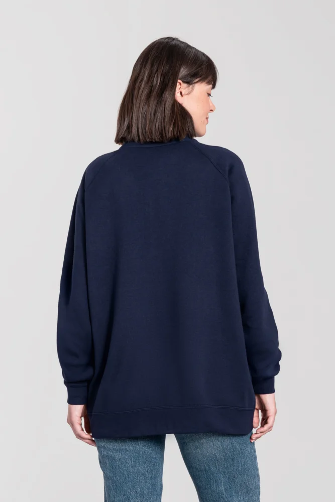 Schwerer Sweater mit 1/4 Zip
