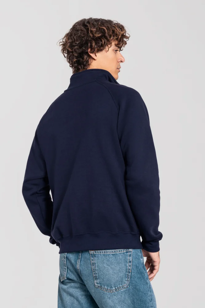 Schwerer Sweater mit 1/4 Zip