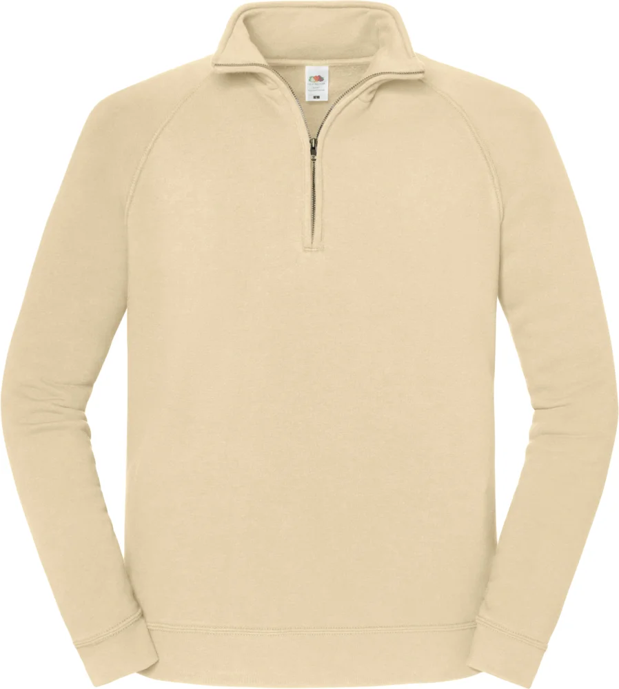 Schwerer Sweater mit 1/4 Zip