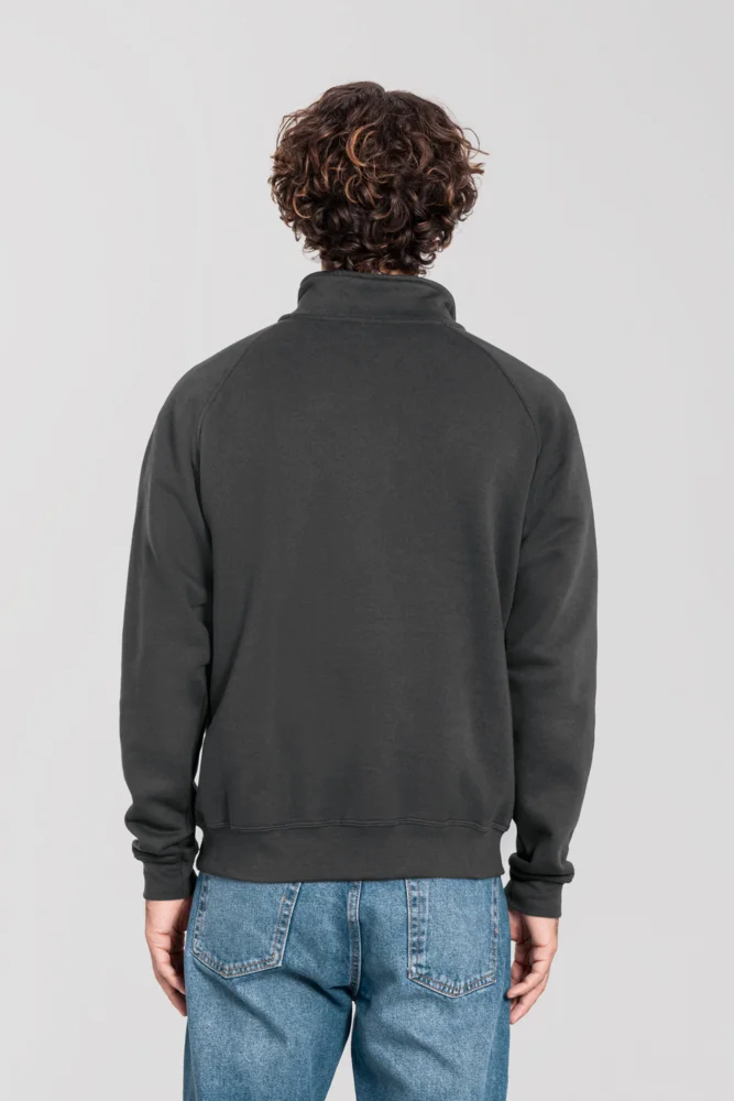 Schwerer Sweater mit 1/4 Zip