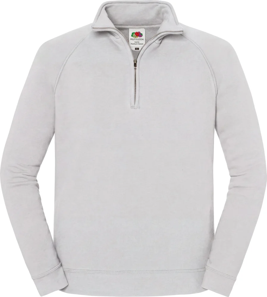 Schwerer Sweater mit 1/4 Zip