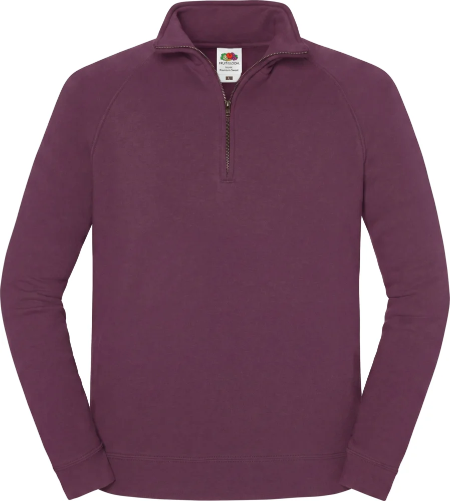 Schwerer Sweater mit 1/4 Zip