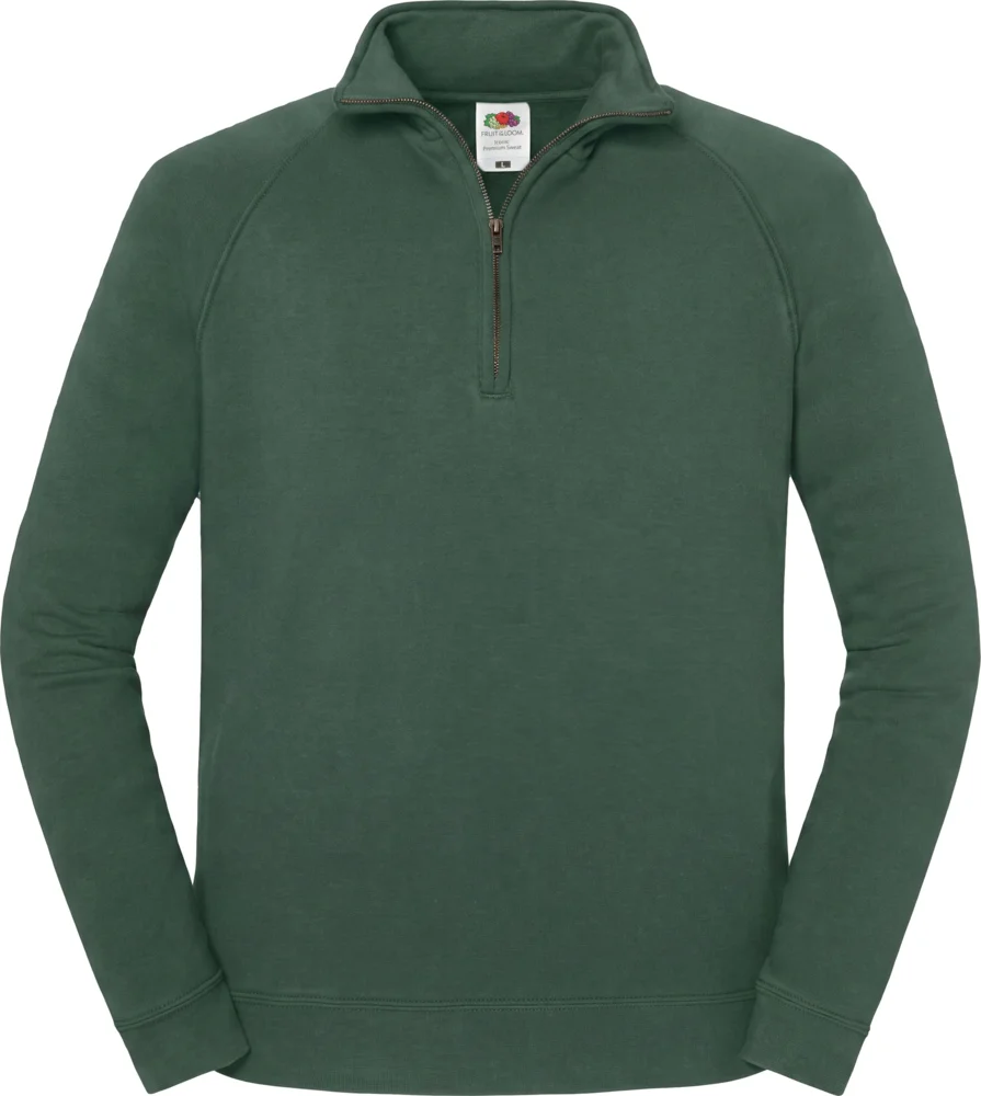 Schwerer Sweater mit 1/4 Zip