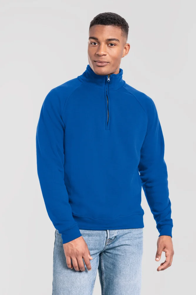 Schwerer Sweater mit 1/4 Zip