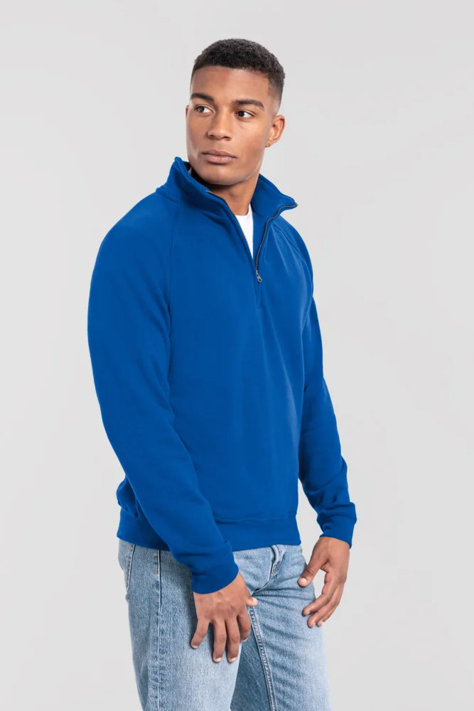Schwerer Sweater mit 1/4 Zip