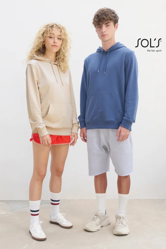 Schwerer Unisex Kapuzen Sweater