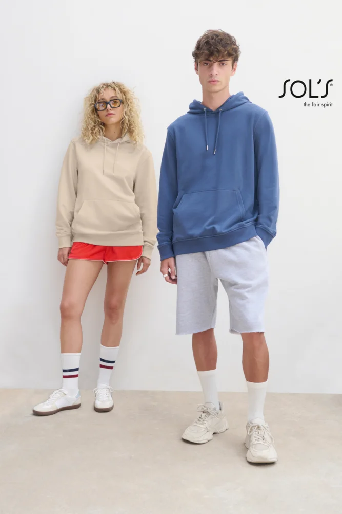 Schwerer Unisex Kapuzen Sweater