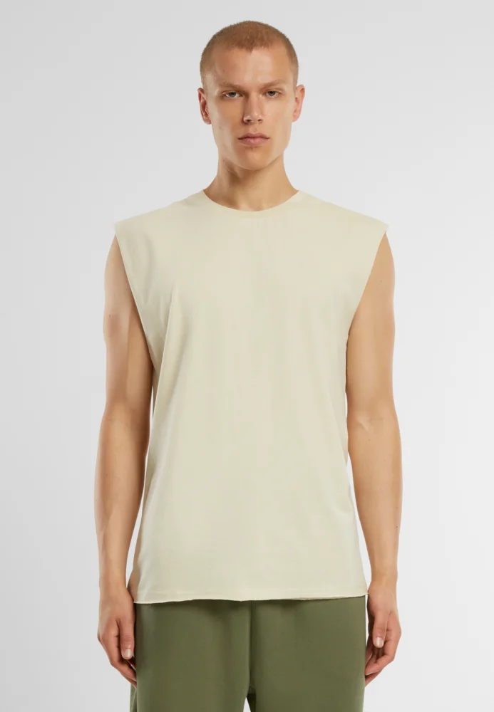 Schweres ärmelloses T-Shirt