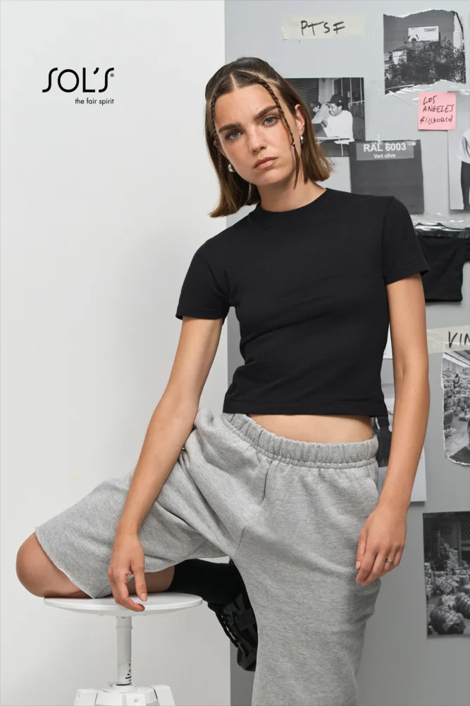 Schweres Damen Crop Top