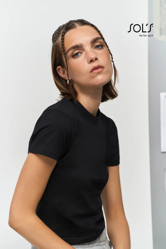 Schweres Damen Crop Top