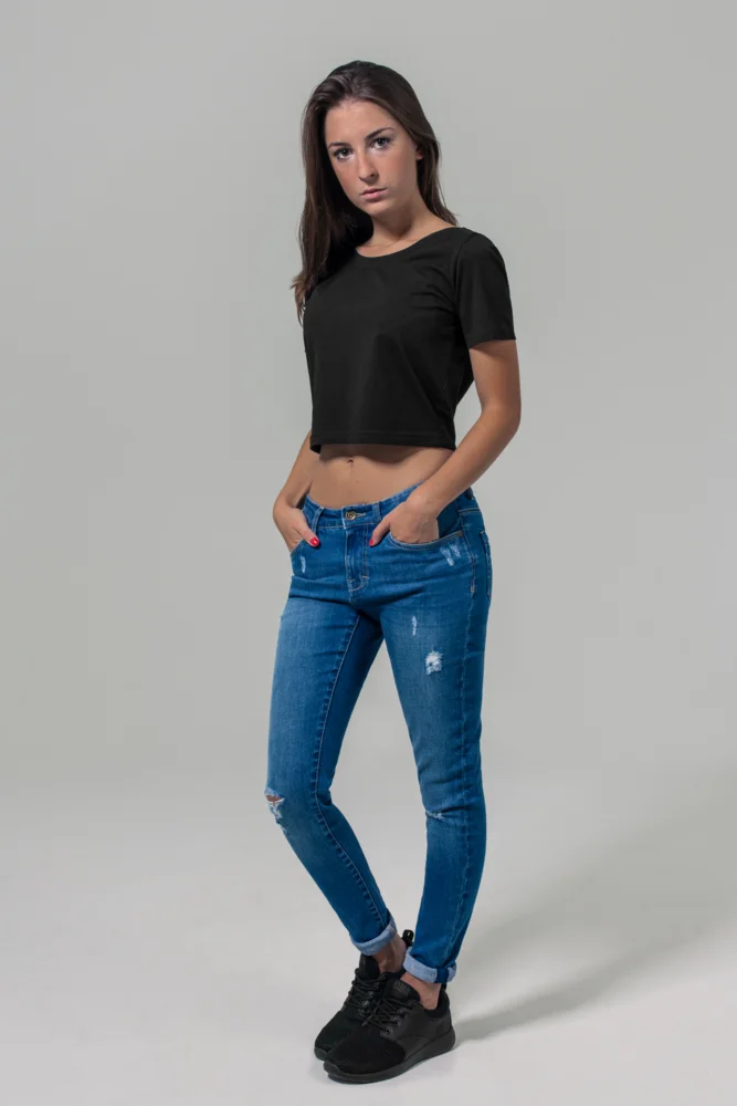 Schweres Damen Crop Top