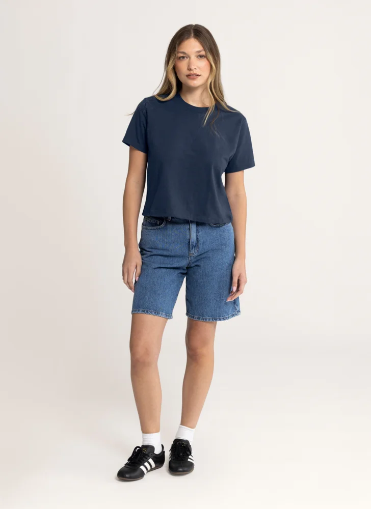 Schweres Damen Crop Top