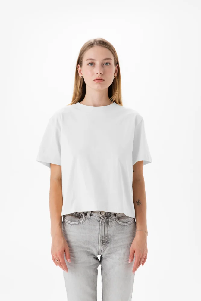 Schweres Damen Crop Top