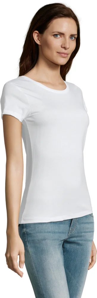 Heavy Ladies' Digital Print Org. T-Shirt 10 Pack