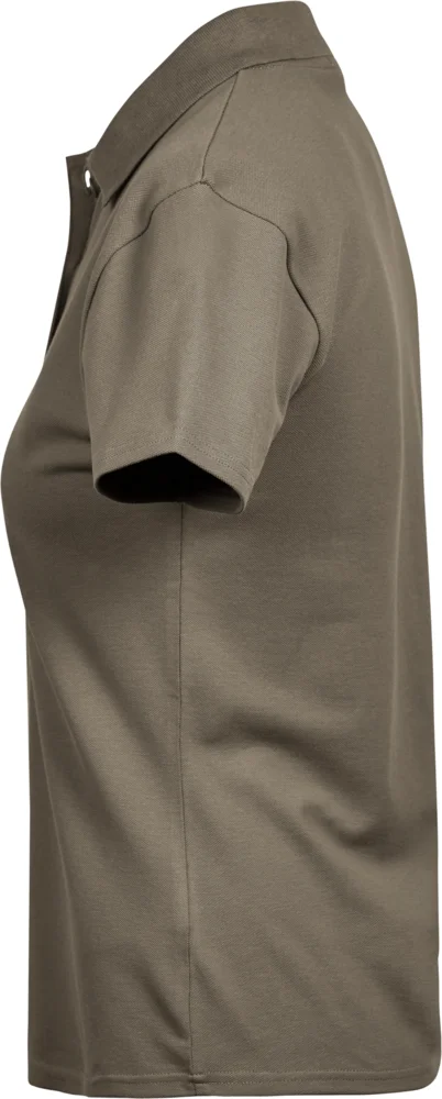 Schweres Damen Luxus Stretch Piqué Polo