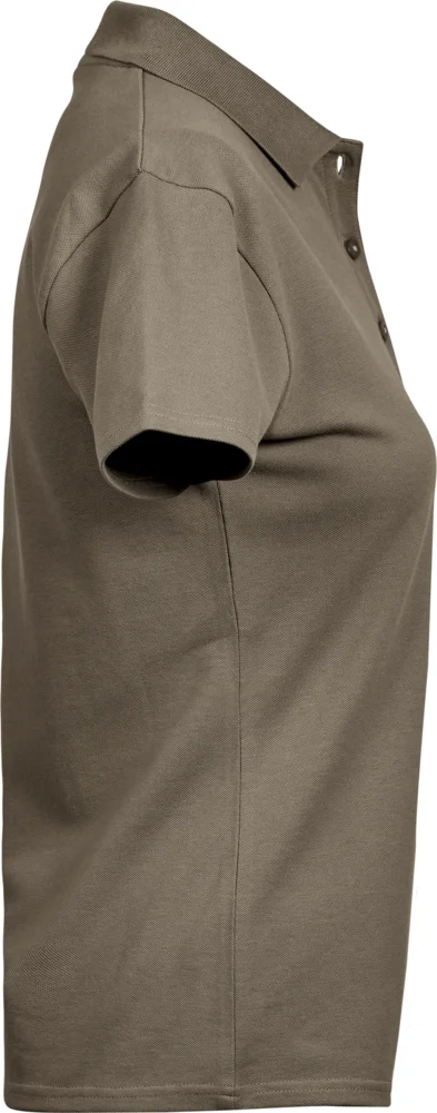 Schweres Damen Luxus Stretch Piqué Polo