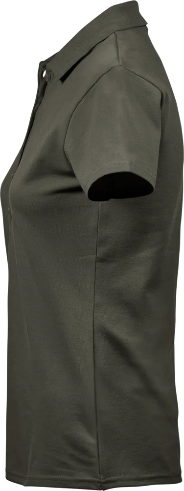 Schweres Damen Luxus Stretch Piqué Polo