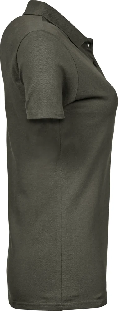 Schweres Damen Luxus Stretch Piqué Polo