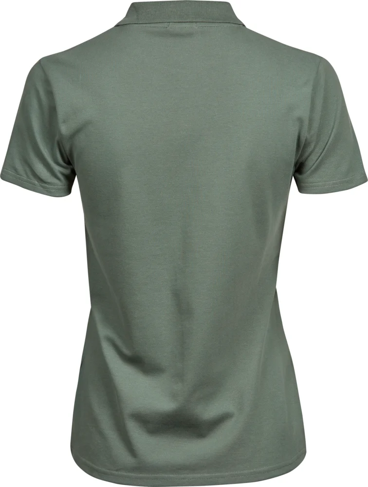 Schweres Damen Luxus Stretch Piqué Polo