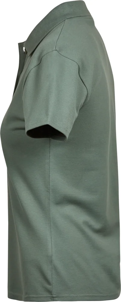 Schweres Damen Luxus Stretch Piqué Polo