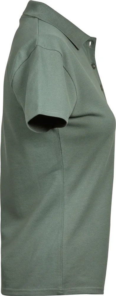 Schweres Damen Luxus Stretch Piqué Polo