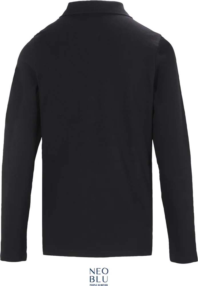 Schweres Damen Piqué Polo langarm