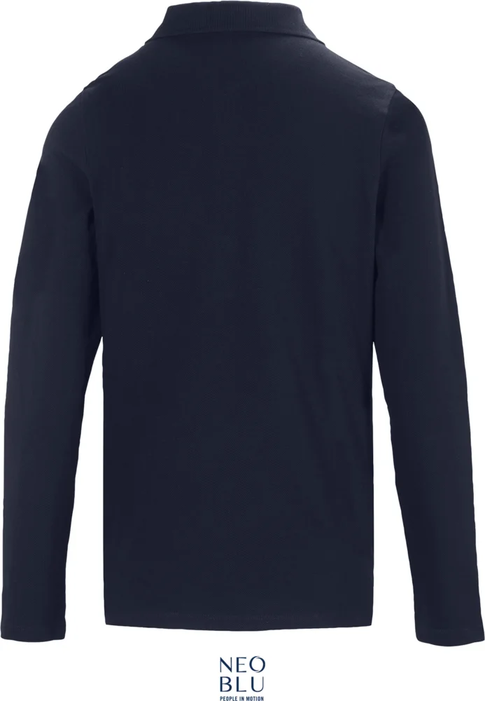 Schweres Damen Piqué Polo langarm