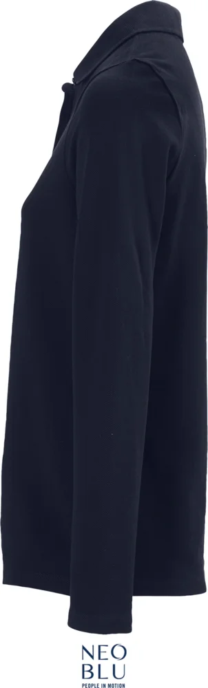 Schweres Damen Piqué Polo langarm