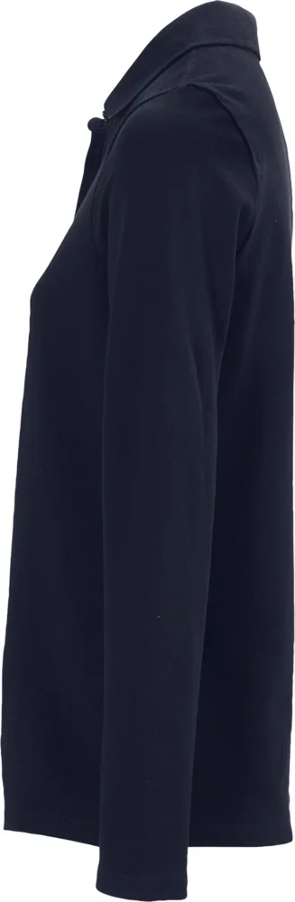 Schweres Damen Piqué Polo langarm