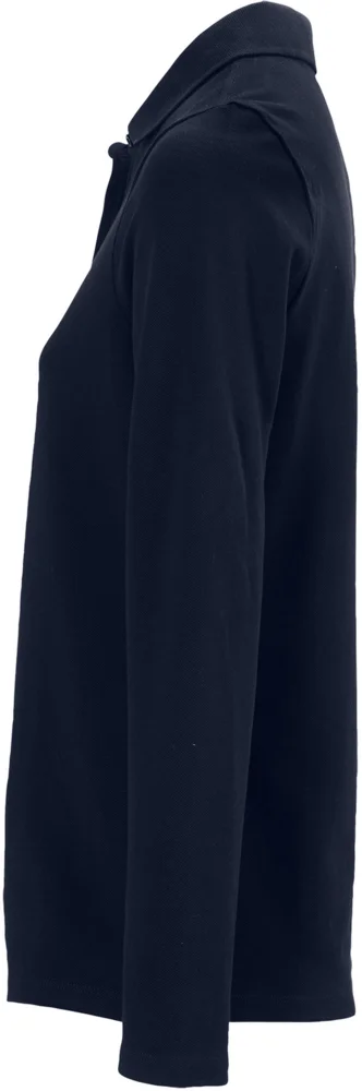 Schweres Damen Piqué Polo langarm