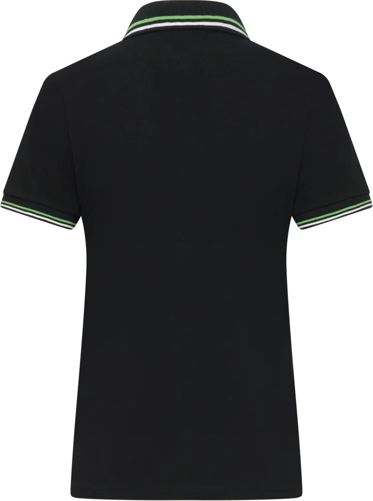 Heavy Ladies' Piqué Polo with contrasting Stripes
