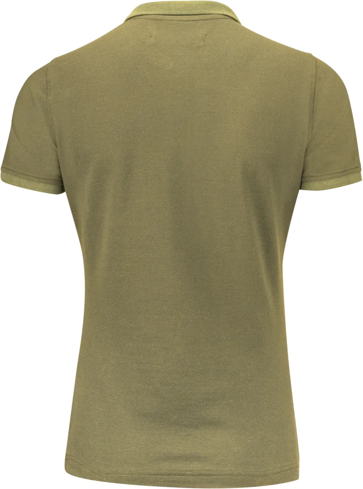 Schweres Damen Piqué Polo "Two-Tone"