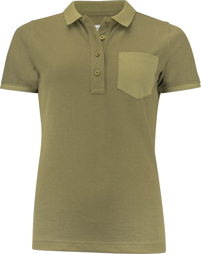 Schweres Damen Piqué Polo "Two-Tone"
