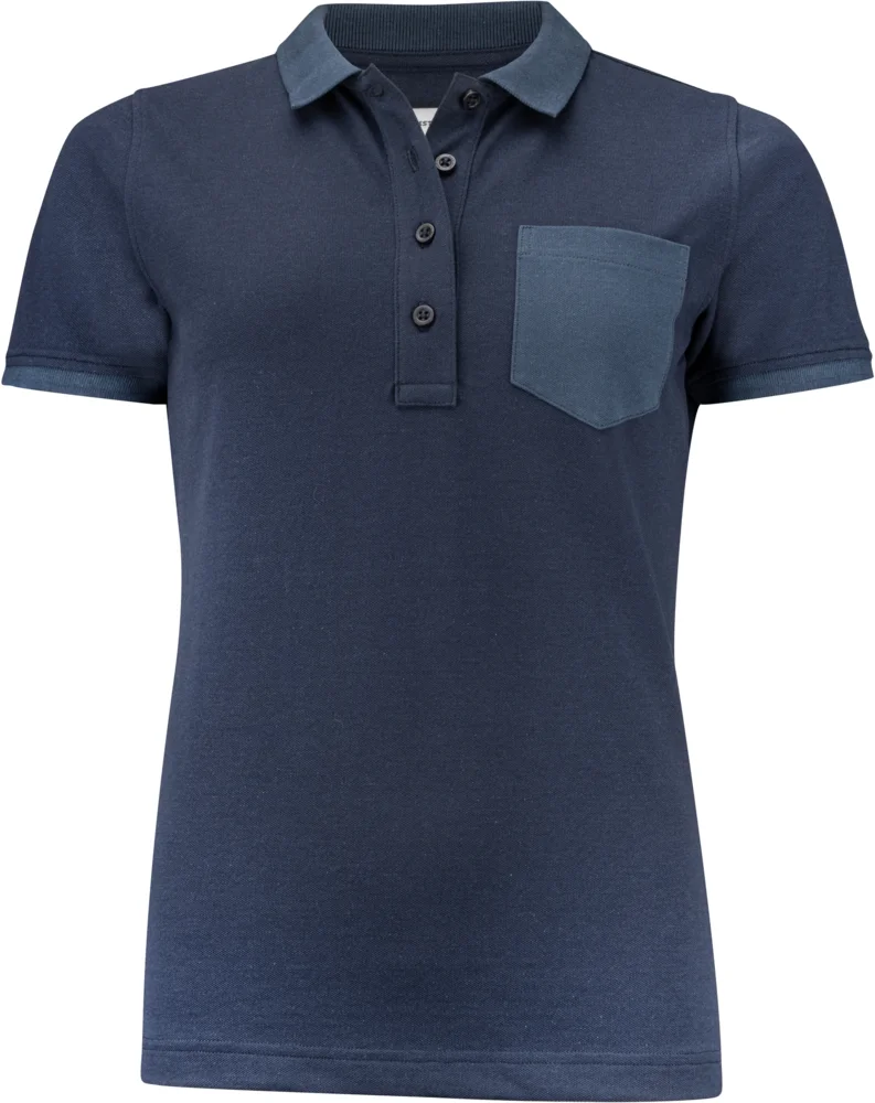 Schweres Damen Piqué Polo "Two-Tone"