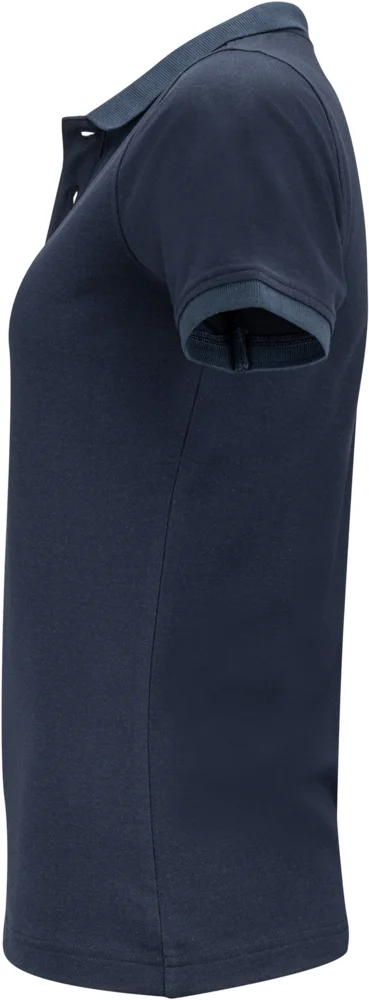 Schweres Damen Piqué Polo "Two-Tone"