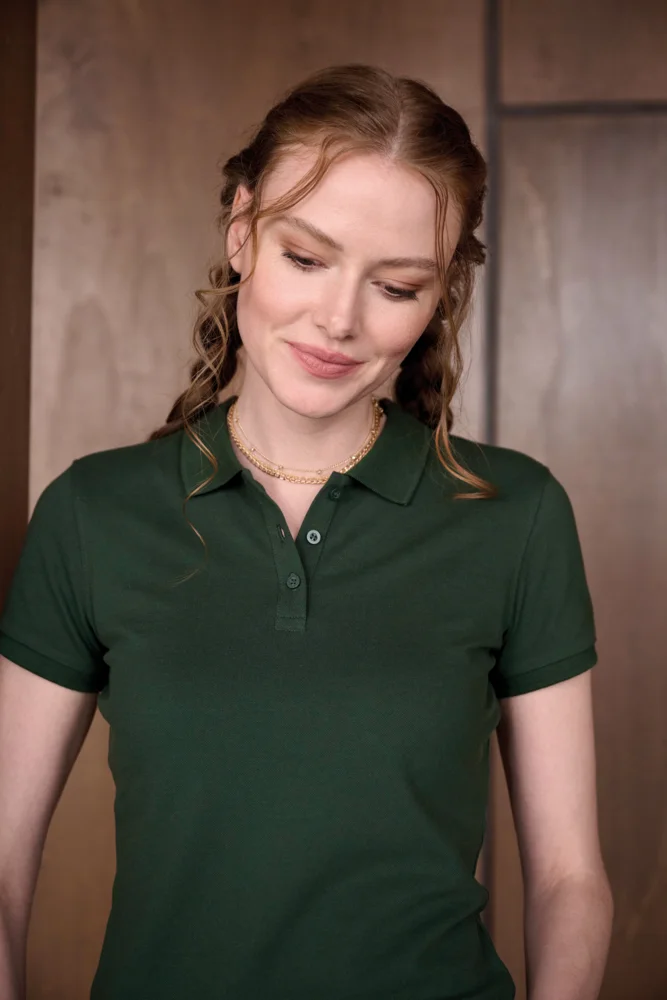 Schweres Damen Stretch Piqué Polo