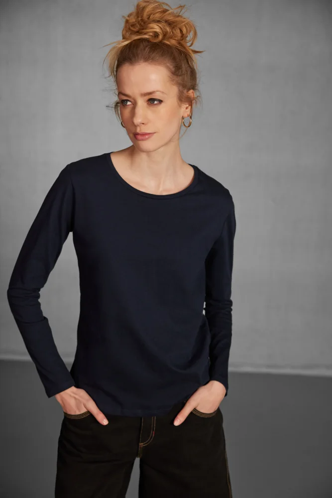 Schweres Damen T-Shirt langarm