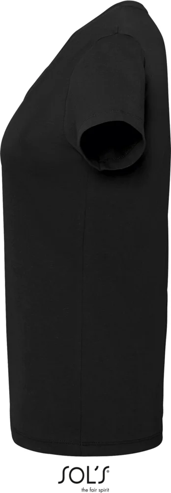 Schweres Damen V-Ausschnitt T-Shirt