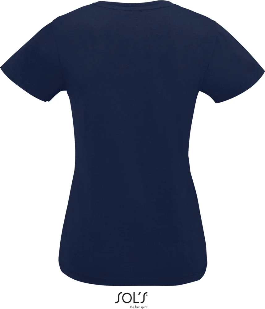 Schweres Damen V-Ausschnitt T-Shirt