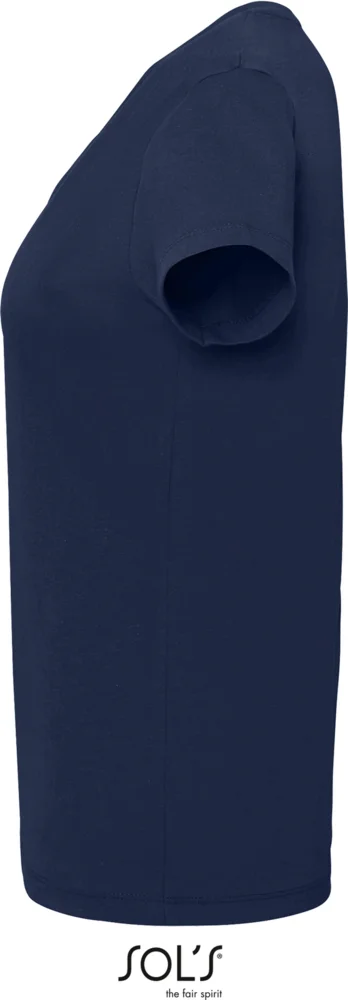 Schweres Damen V-Ausschnitt T-Shirt