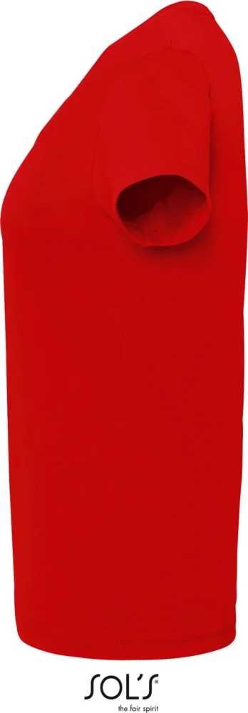 Schweres Damen V-Ausschnitt T-Shirt