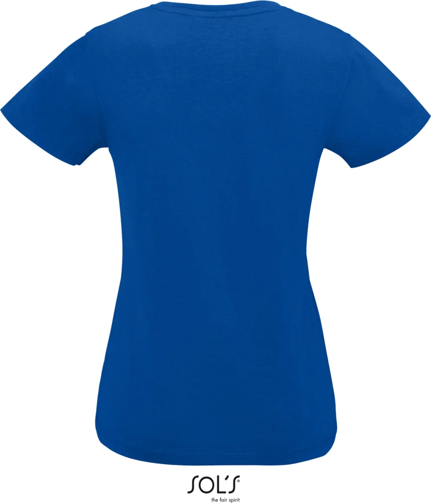 Schweres Damen V-Ausschnitt T-Shirt